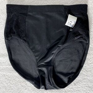 Black High Waisted Shapewear Briefs Panties Underwear M NWT